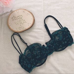 Victoria’s Secret Sheer Lace Bra 38D